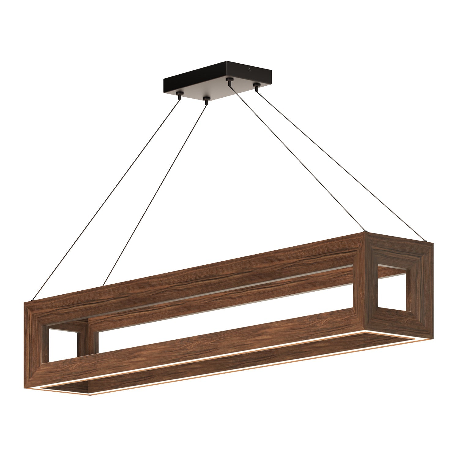 Kuzco Morina walnut linear pendant LP32942-WT