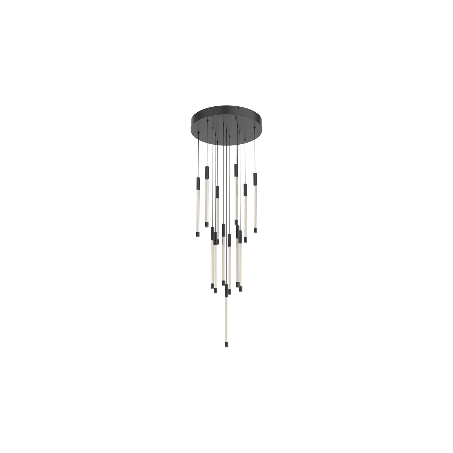 Kuzco Motif black multi-pendant MP75113-BK