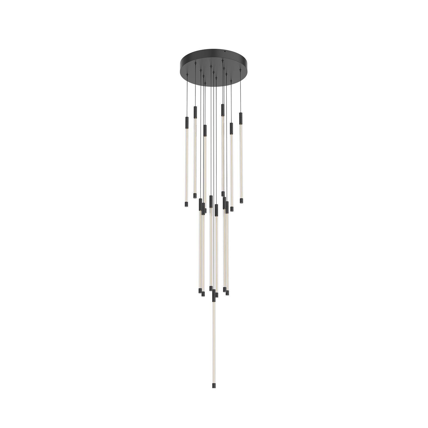 Kuzco Motif black multi-pendant MP75121-BK