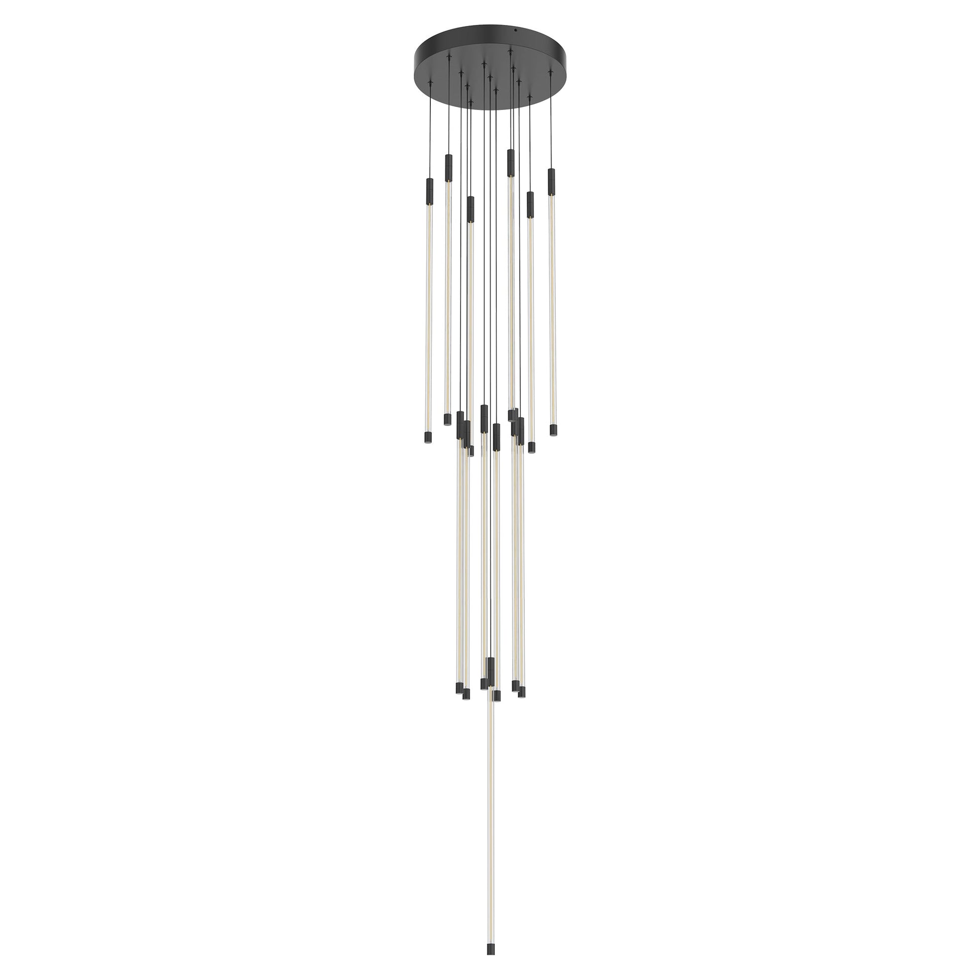 Kuzco Motif black [universal voltage and 0-10 dimming] multi-pendant MP75127-BK