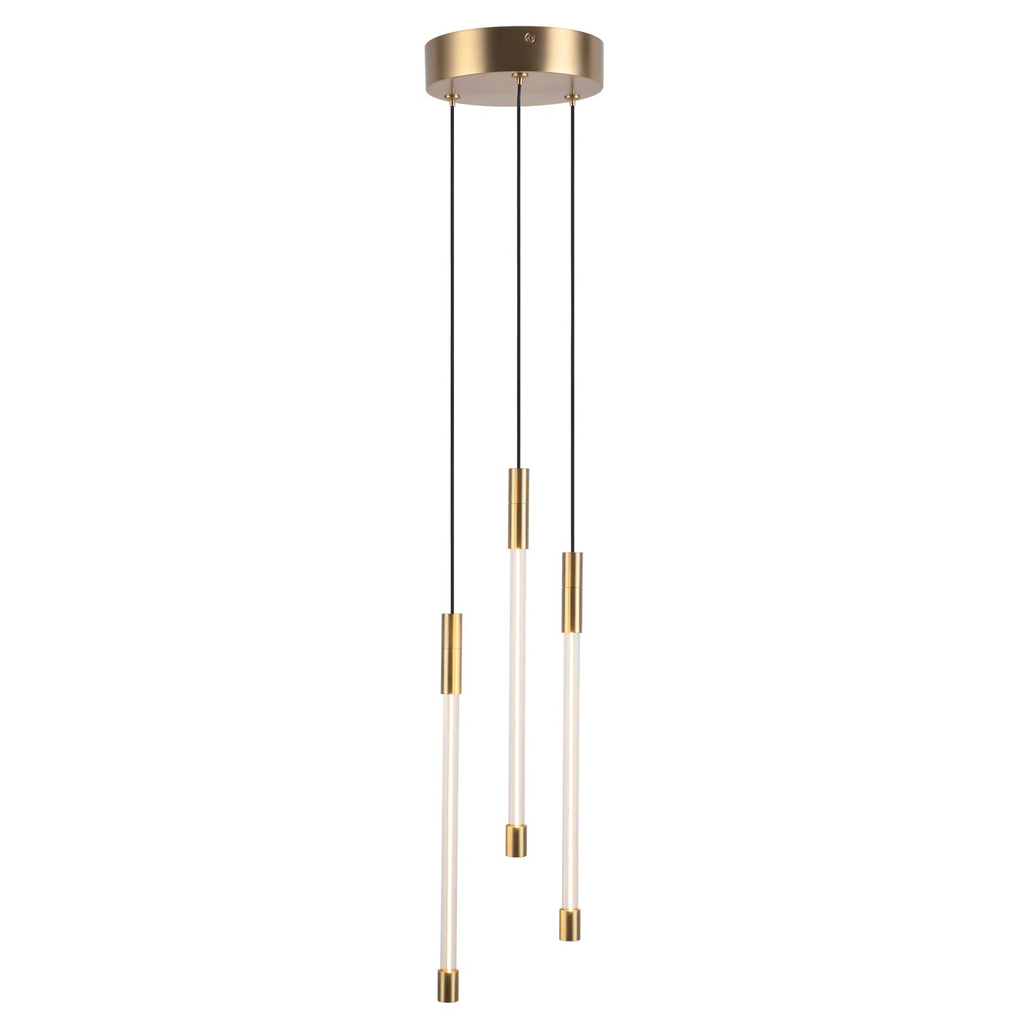 Kuzco Motif brushed gold [universal voltage] multi-pendant MP75213-BG