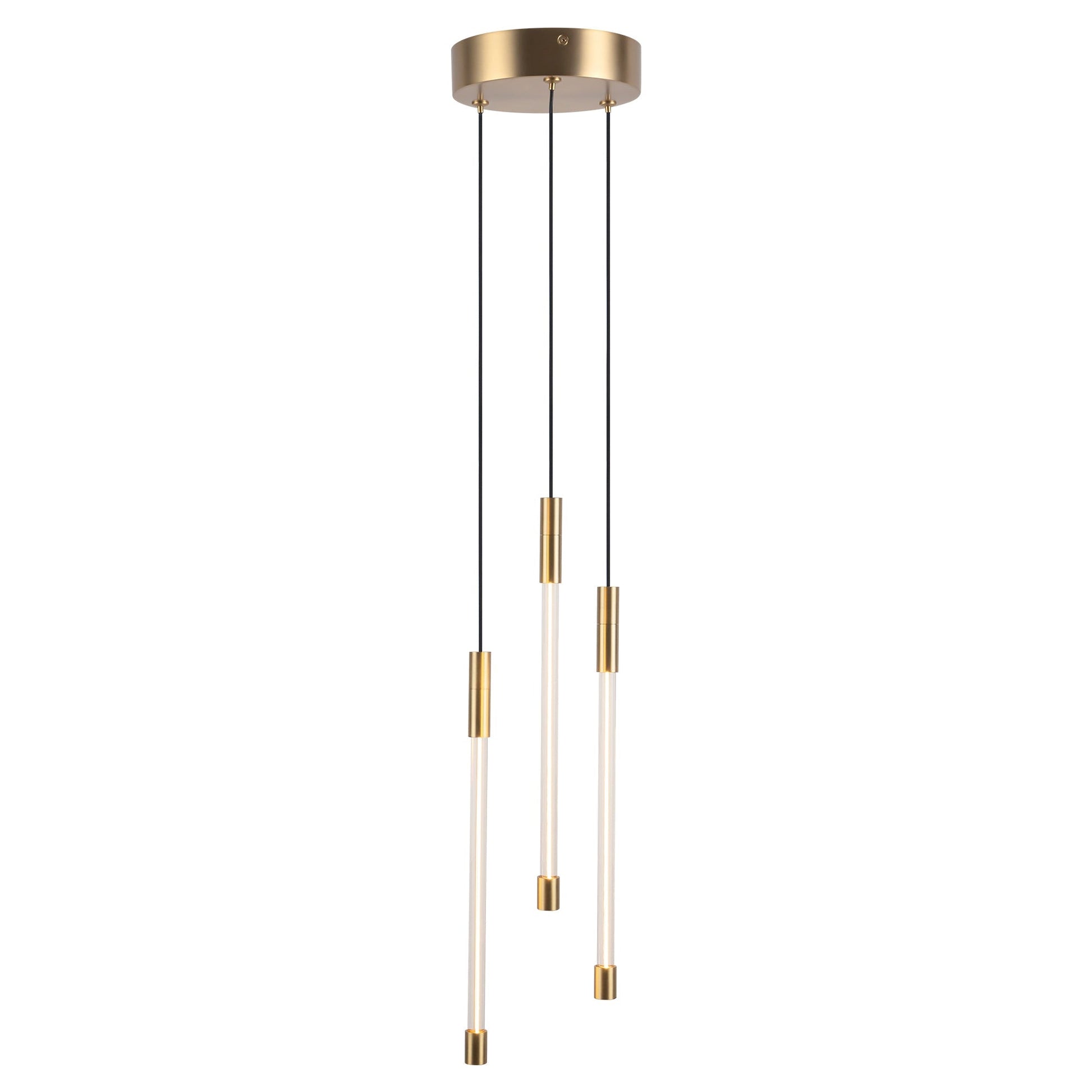 Kuzco Motif brushed gold [universal voltage] multi-pendant MP75213-BG-UNV