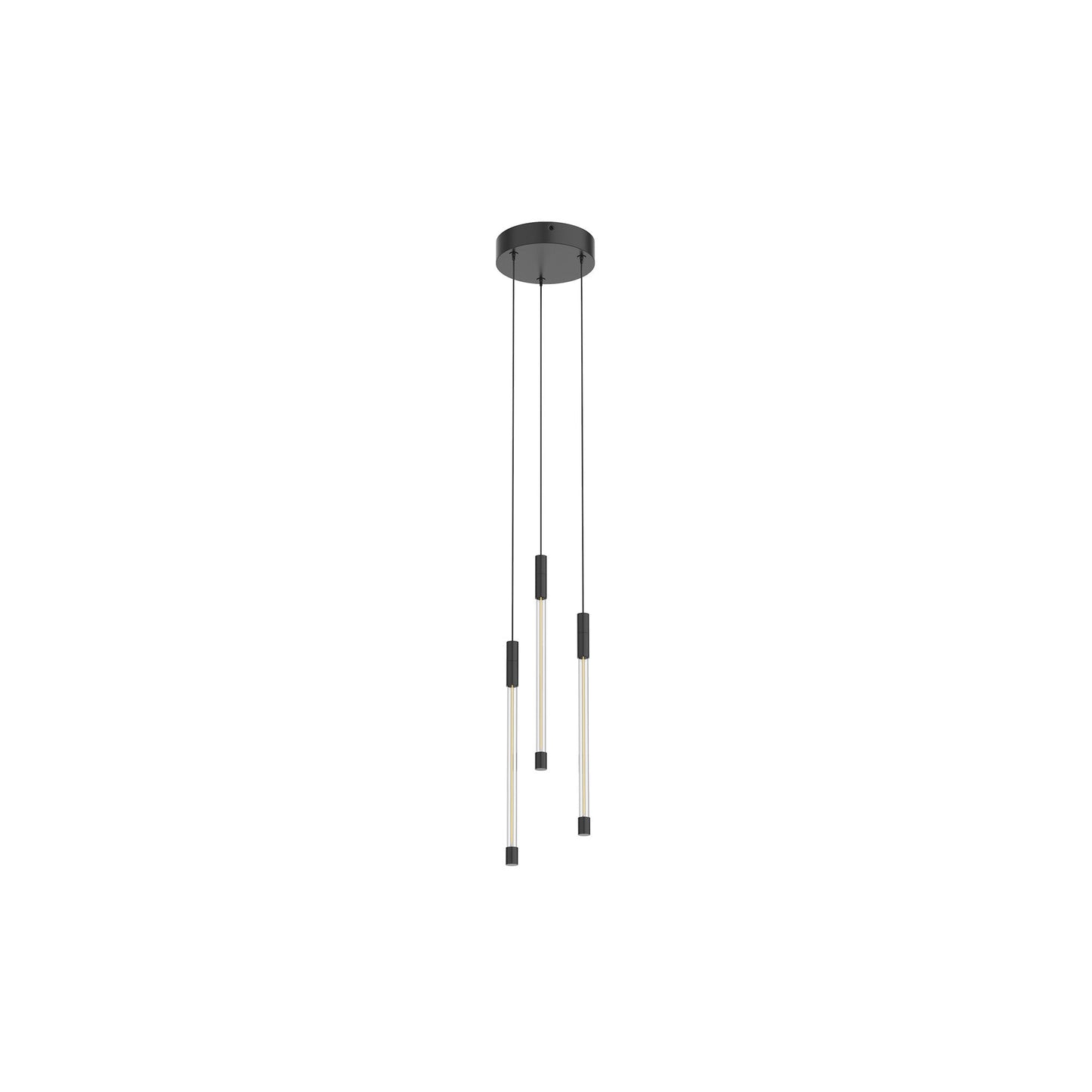 Kuzco Motif black [universal voltage] multi-pendant MP75213-BK-UNV