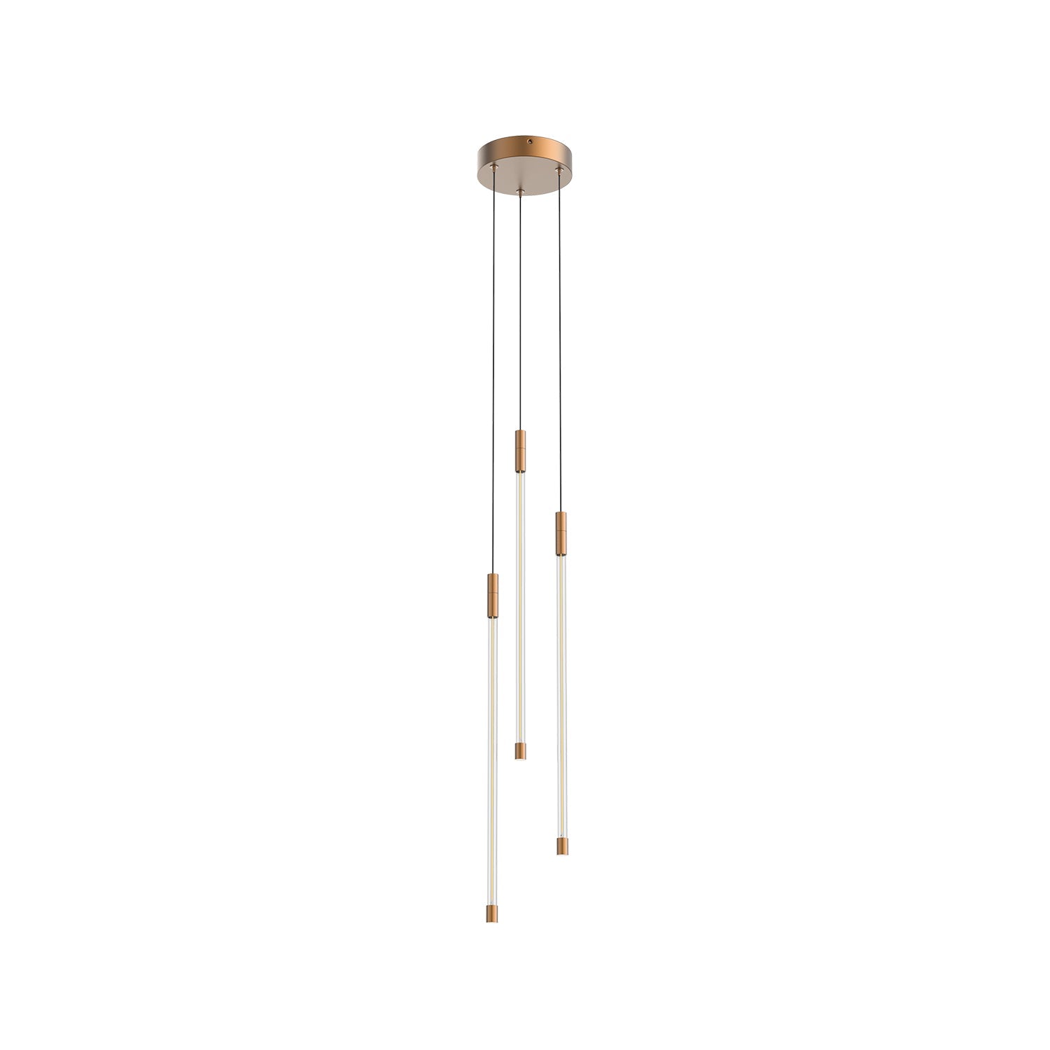 Kuzco Motif brushed gold multi-pendant MP75221-BG