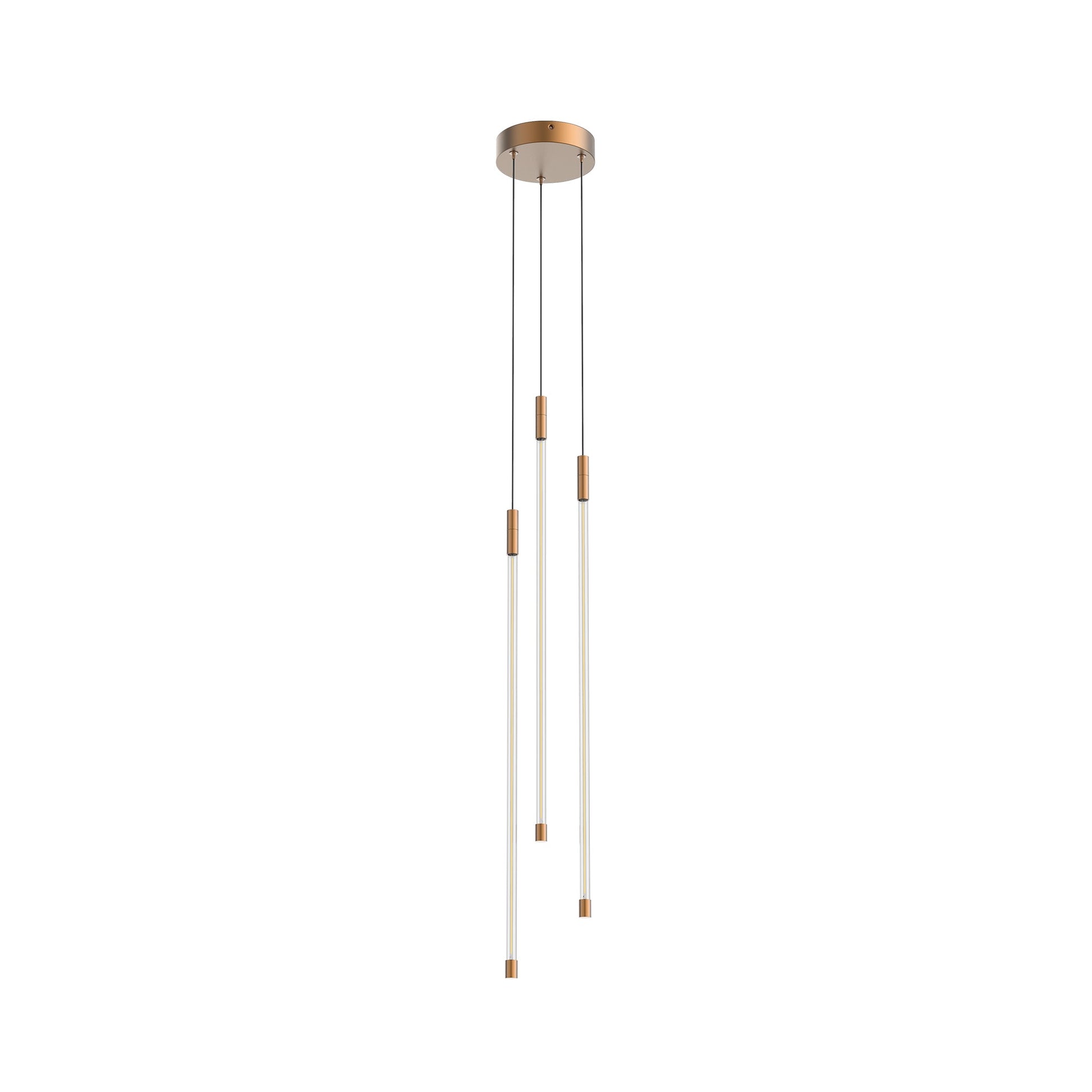 Kuzco Motif brushed gold [universal voltage] multi-pendant MP75227-BG-UNV