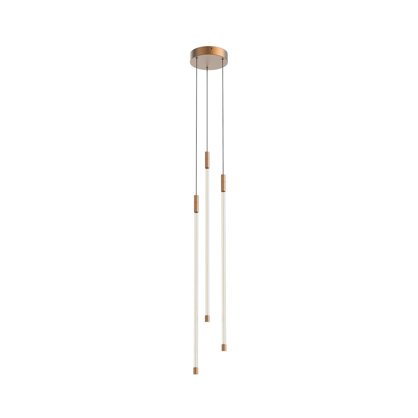 Kuzco Motif brushed gold multi-pendant MP75227-BG