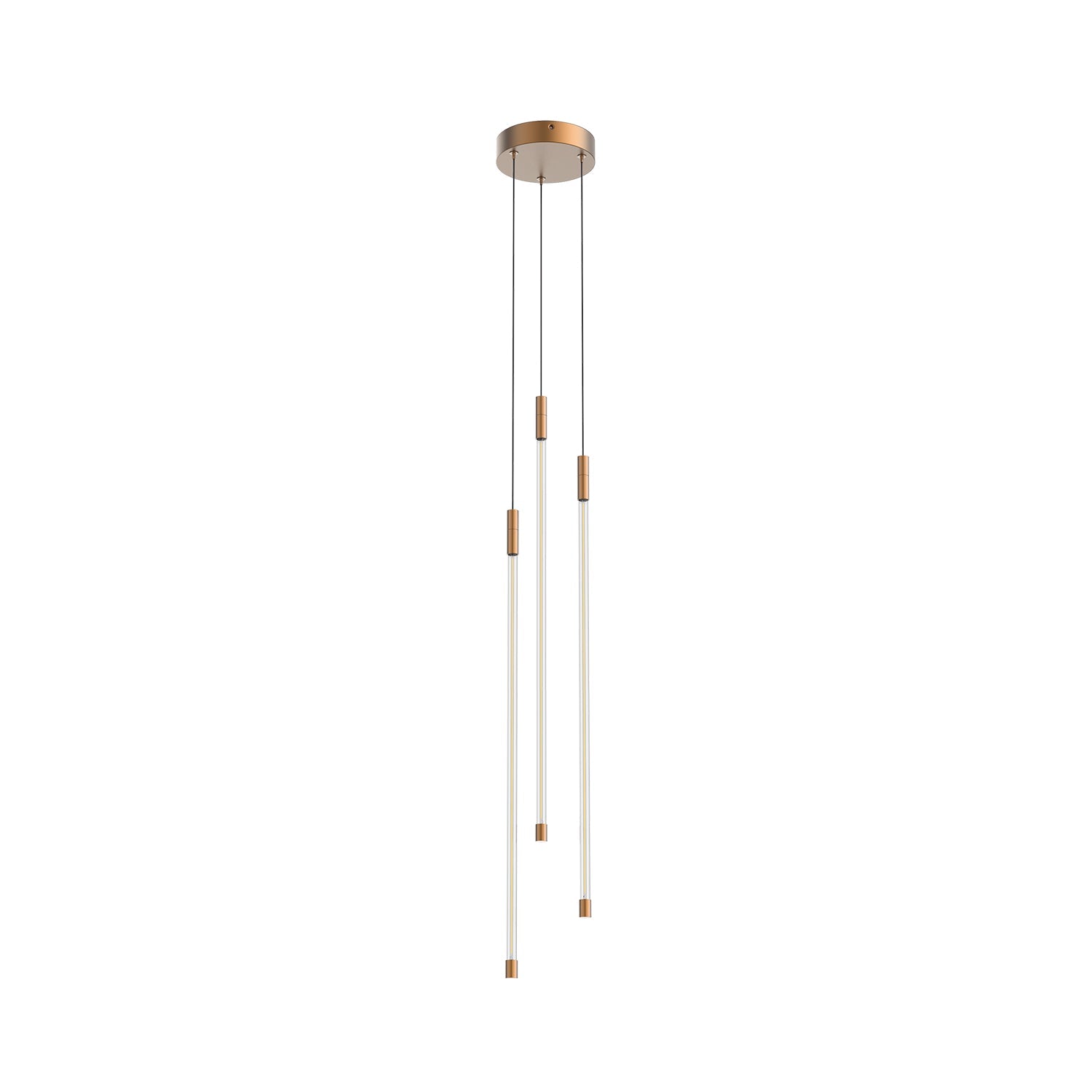 Kuzco Motif brushed gold multi-pendant MP75227-BG