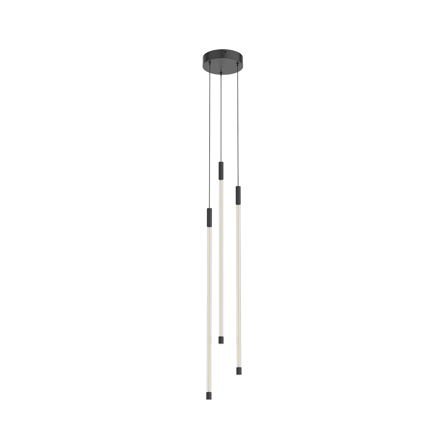 Kuzco Motif black [universal voltage] multi-pendant MP75227-BK