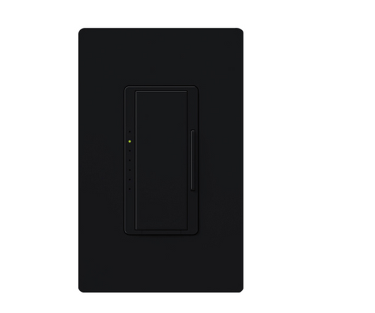 Lutron Maestro LED+ dimmer switch in Midnight