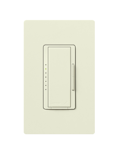 Lutron Maestro dimmer switch in Biscuit