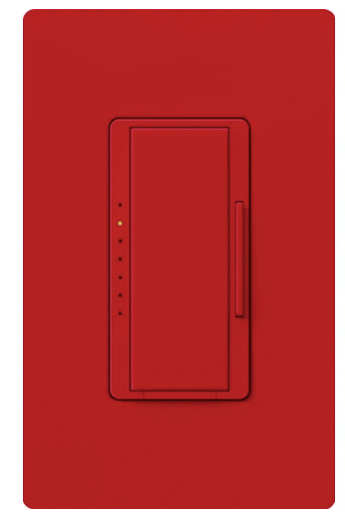 Lutron Maestro dimmer switch in Hot