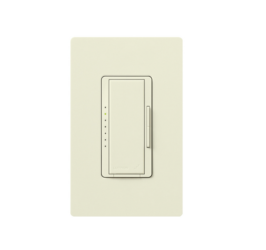 Lutron Maestro dimmer switch in Biscuit