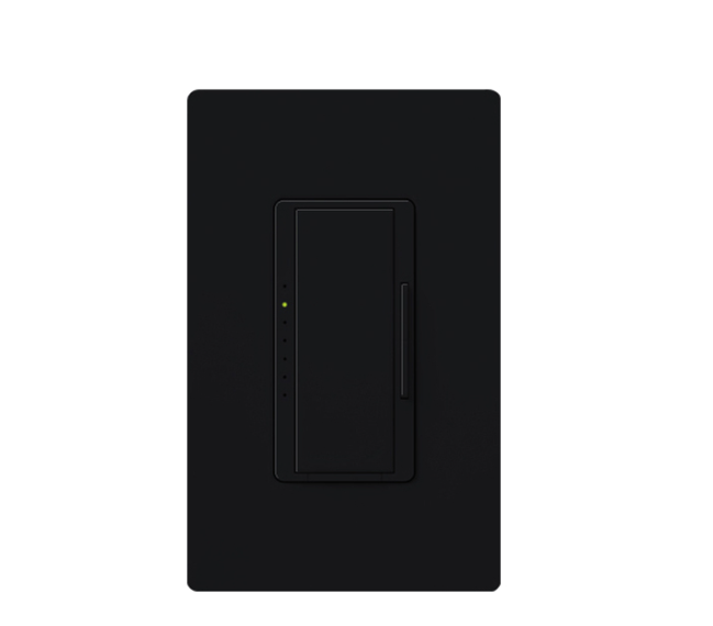 Lutron Maestro dimmer switch in Midnight