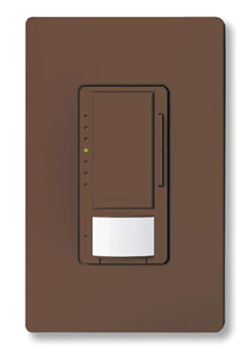 Lutron Maestro occupancy sensor switch in Brown