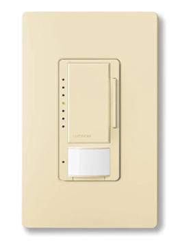 Lutron Maestro occupancy sensor switch in Ivory
