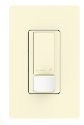 Lutron Maestro occupancy sensor switch in Almond