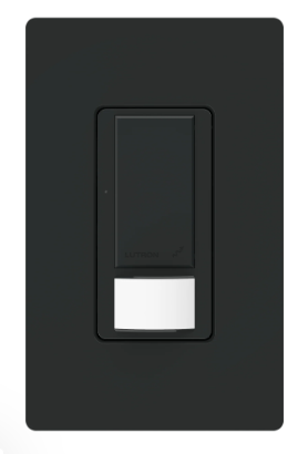 Lutron Maestro occupancy sensor switch in Black