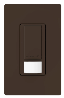Lutron Maestro vacancy sensor switch in Brown