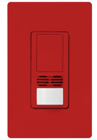 Lutron Maestro dual-tech vacancy sensor switch in Hot