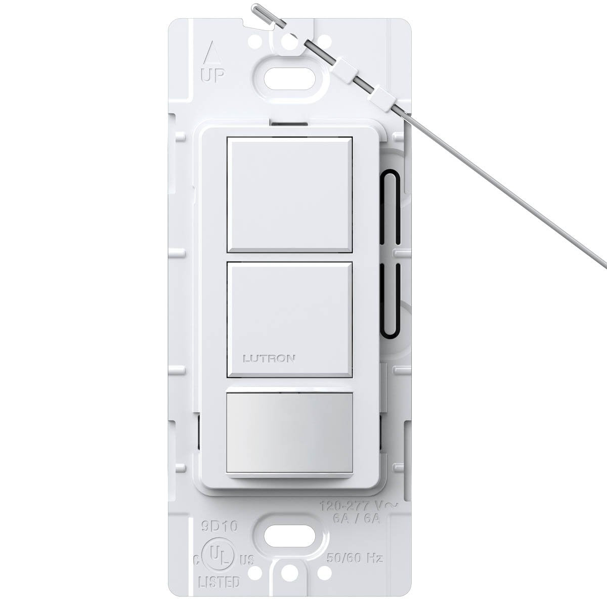Lutron Maestro occupancy sensor switch in Black