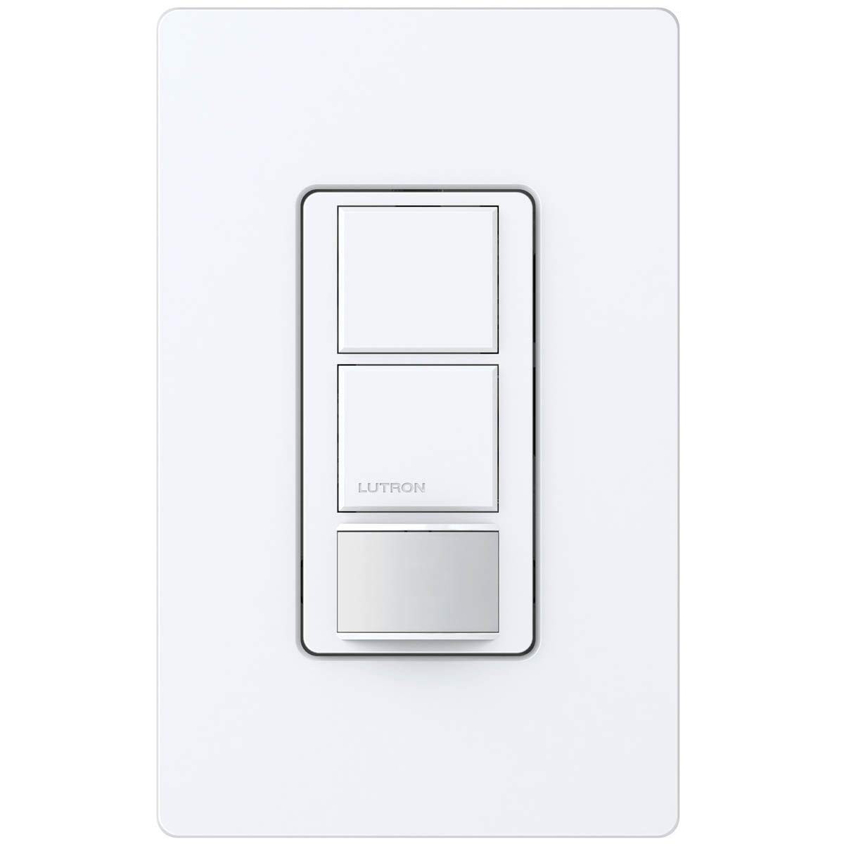 Lutron Maestro occupancy sensor switch in Almond