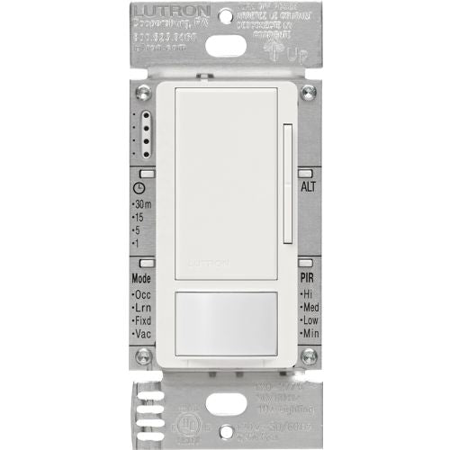 Lutron Maestro occupancy sensor switch in Snow White