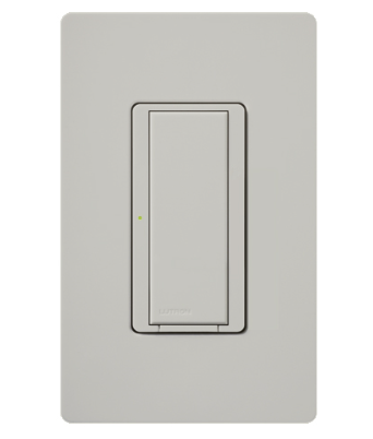 Lutron Maestro switch in Palladium