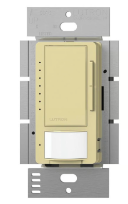 Lutron Maestro vacancy sensor switch in Ivory