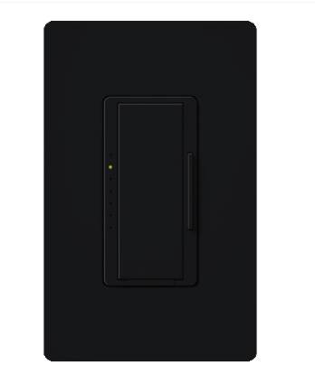 Lutron Maestro dimmer switch in Midnight
