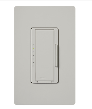Lutron Maestro dimmer switch in Palladium