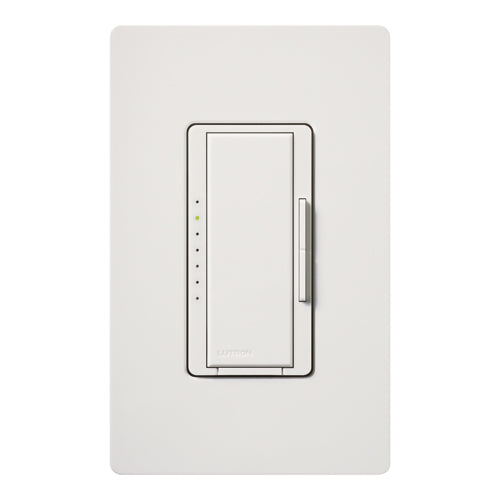Lutron Maestro dimmer switch in Snow White
