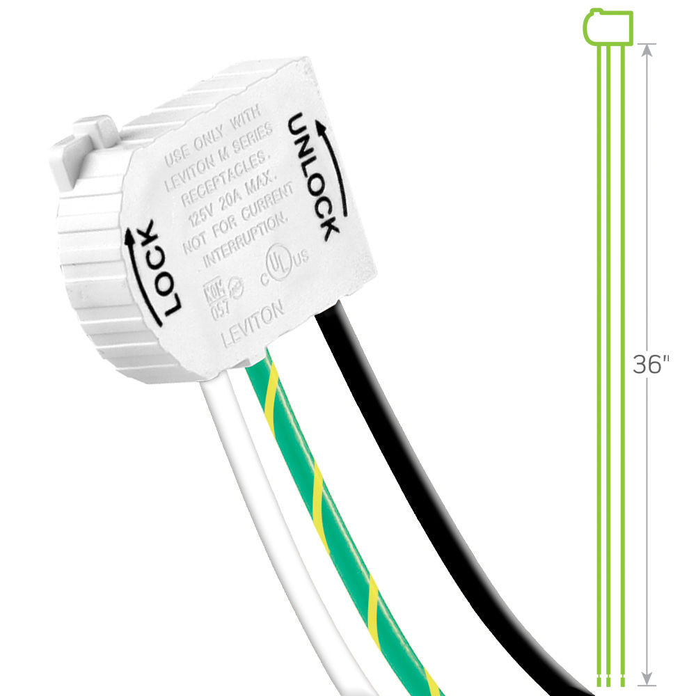 Leviton MSTWL-XN3 Lev-Lok Modular Device