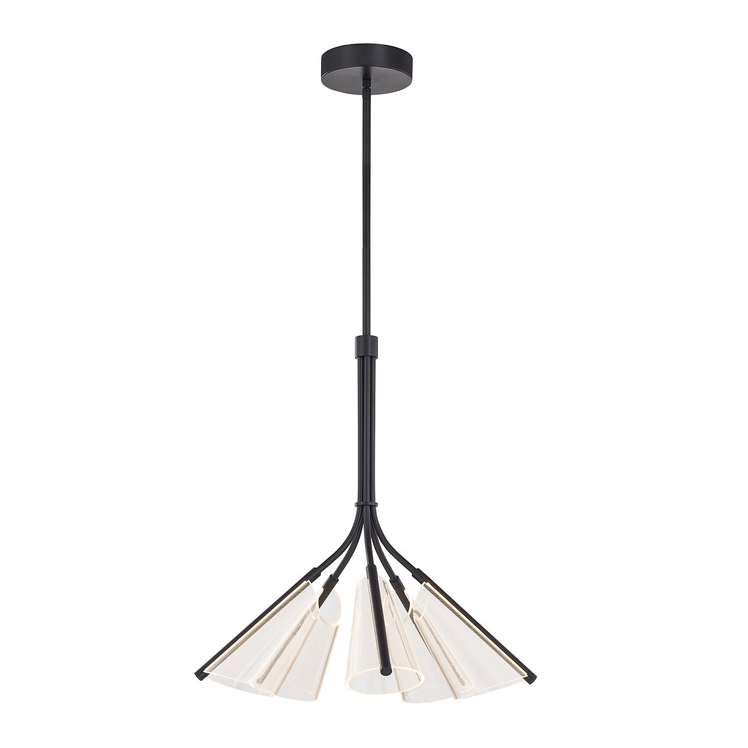 Kuzco Mulberry black chandelier CH62628-BK/LG-UNV