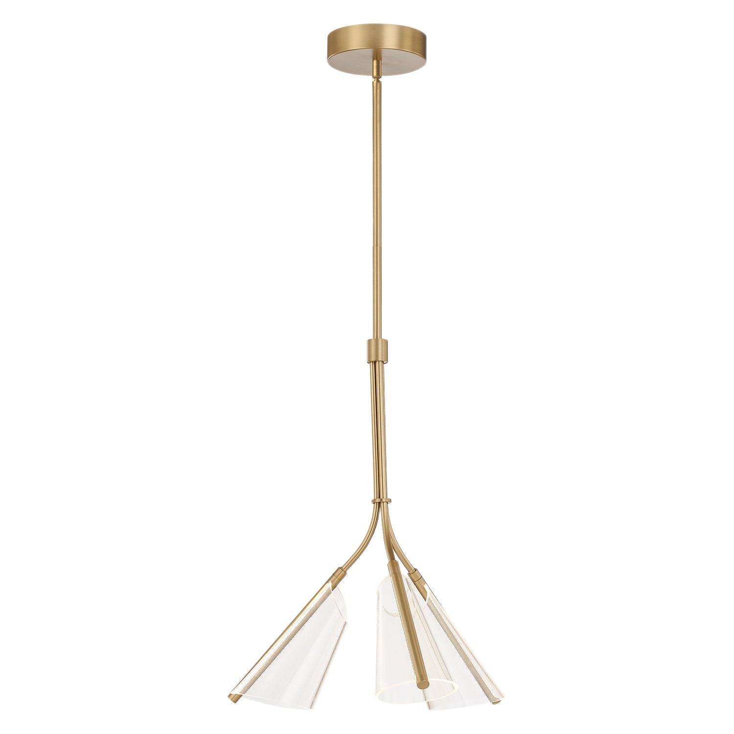 Kuzco Mulberry brushed gold pendant PD62622-BG/LG