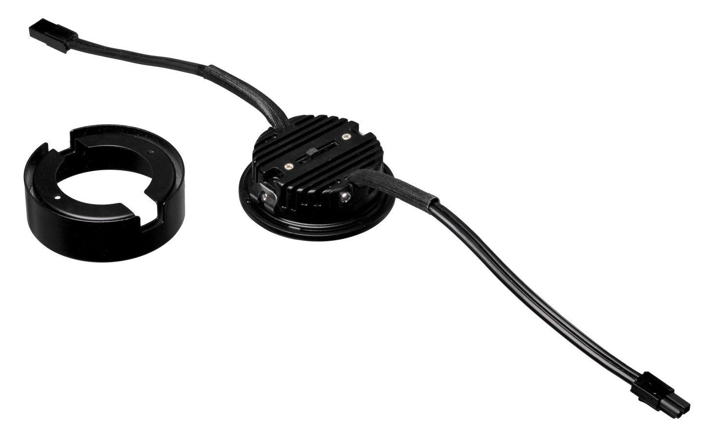 MVP 5CCT Single Puck Light in Black - American Lighting MVP-1-5CCT-BK