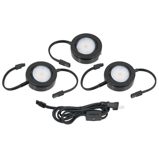 MVP 30K 3 Puck Kit in Black - American Lighting MVP-3-30-BK