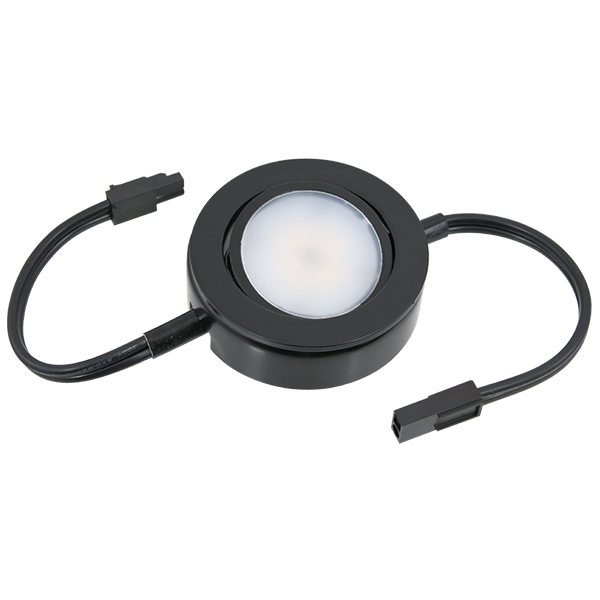 MVP 30K Single Puck Light in Black - American Lighting MVP-1-30-BK