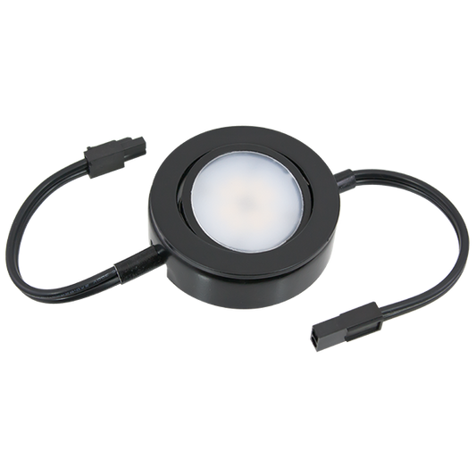 MVP 30K In-Line Puck Light in Black - American Lighting MVP-1-30-BK-B
