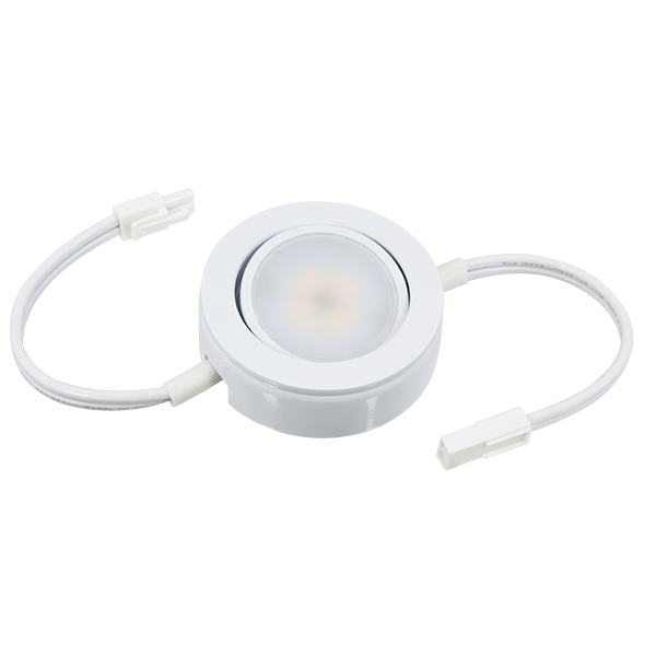 MVP 30K In-Line Puck Light in White - American Lighting MVP-1-30-WH-B