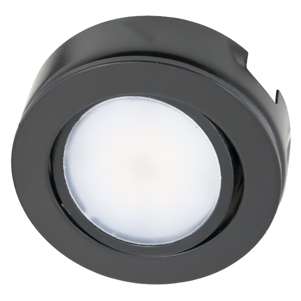 MVP 27K Single Puck Light in Black - American Lighting MVP-1-BK