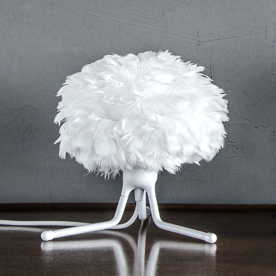 UMAGE Eos Micro White Replacement Shade — styled interior view