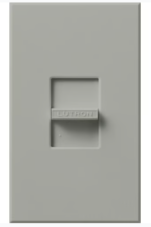Lutron Nova T wall plate in Gray