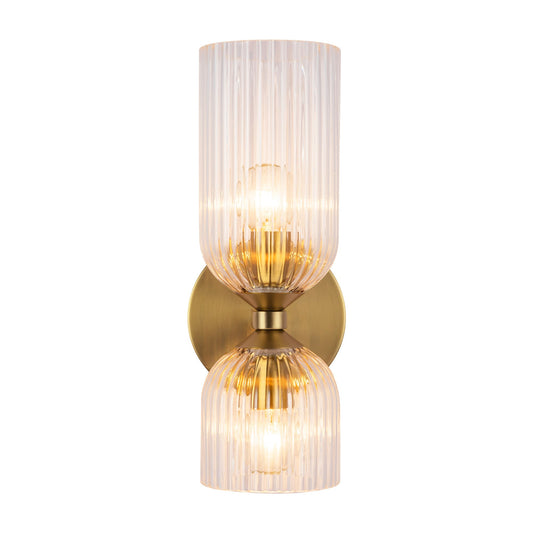 Alora Mood Nelly brushed gold vanity light WV442612BGCR