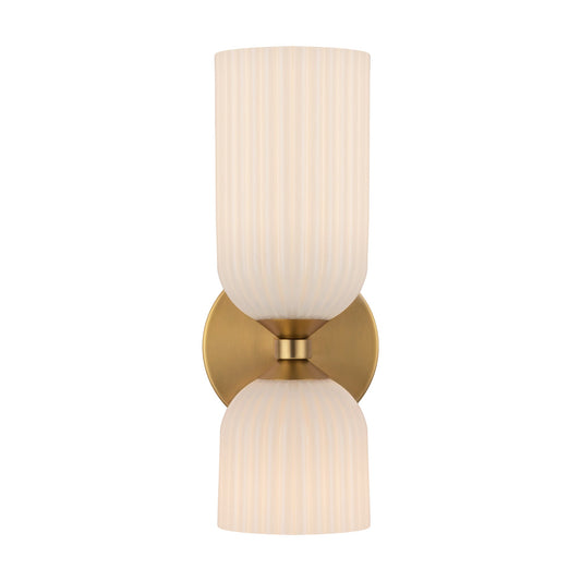 Alora Mood Nelly brushed gold vanity light WV442612BGGR