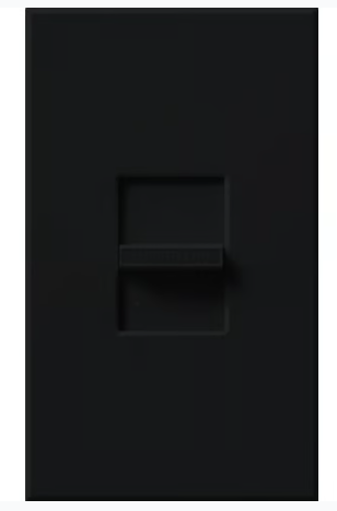 Lutron Nova 3-wire dimmer switch in Black