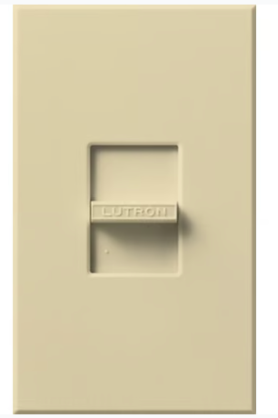 Lutron Nova 3-wire dimmer switch in Ivory