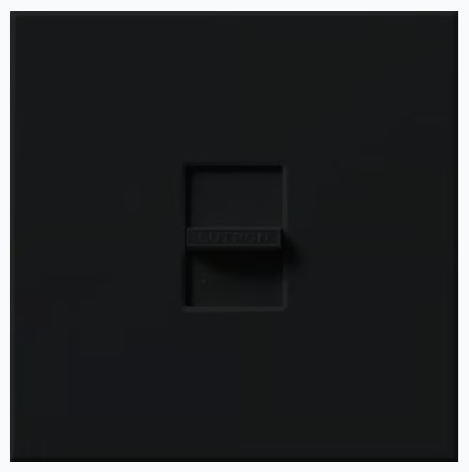 Lutron Nova 3-wire dimmer switch in Black
