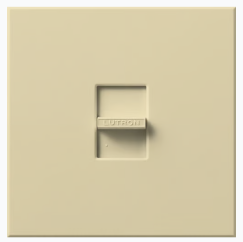 Lutron Nova T wall plate in Ivory