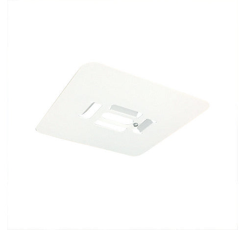 Nora Lighting NLIN-JBCW Surface Mount Kit for L-Line Direct Series, White Finish with White End Caps