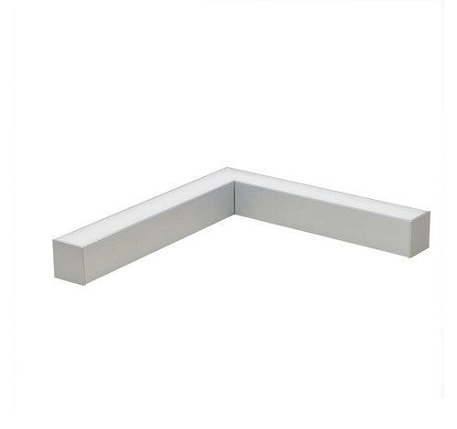 Nora Lighting NLIN-L1035A "L" Shaped L-Line LED Direct Linear w/ Dedicated CCT, 3000lm / 3500K, Aluminum Finish